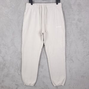Talentless Sweatpants Jogger Mens Off White Size M Elastic Waist Drawstring
